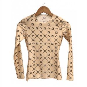 Marine Serre Monogram Jersey Top